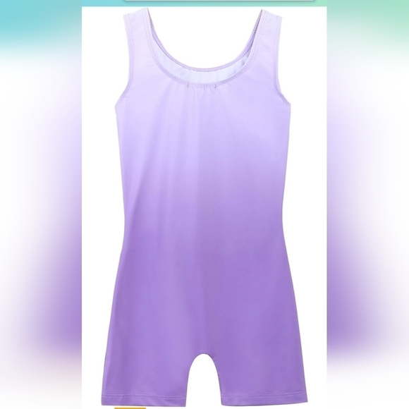 Arshiner Leotards for Girls Gymnastics with Shorts Color Gradient Shiny … - Picture 2 of 9